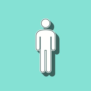 Man - vektör simgesi.