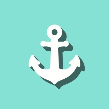 Çapa - vektör simgesi.