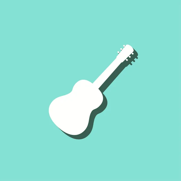 Gitar - vektör simgesi. — Stok Vektör