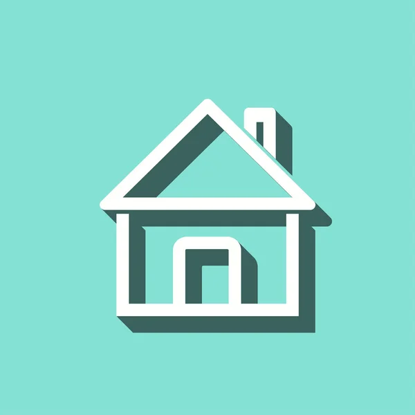 Home - vector pictogram. — Stockvector