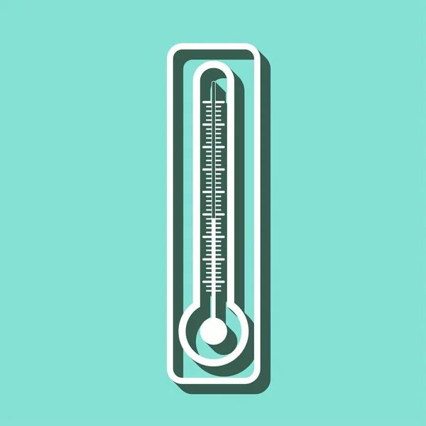 Thermometer - vector icon. — Stock Vector