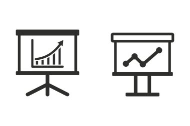 Diyagram kurulu - vektör simgesi.