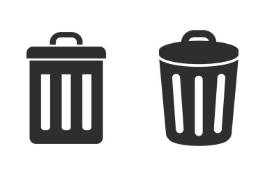 Bin - vektör simgesi.