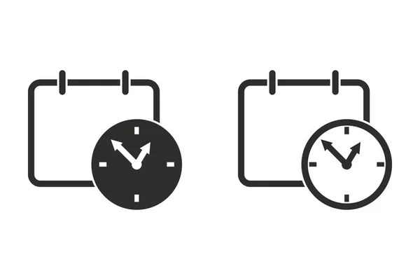 Planning calendar - vector icon. — Stock Vector