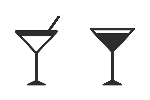 Cocktail - vector icon. — Stock Vector