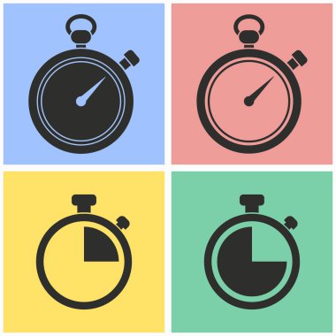 Kronometre Icon set.