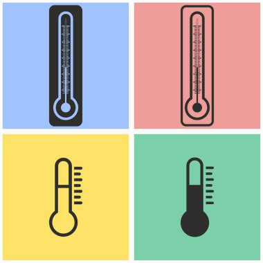 termometre Icon set.