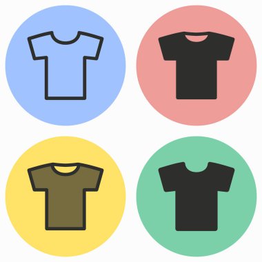 T-shirt Icon set.