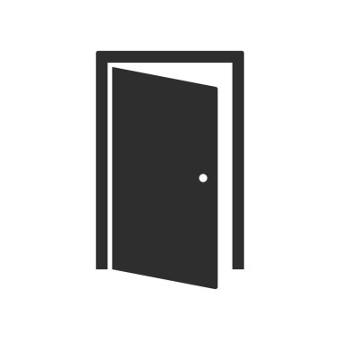 Kapı - vektör simgesi.