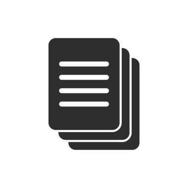 Belge - vektör simgesi.