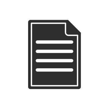 Belge - vektör simgesi.