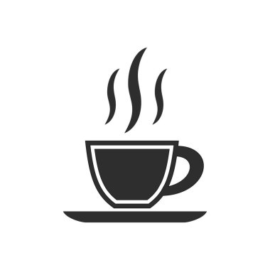 Kahve fincanı - vektör simgesi.