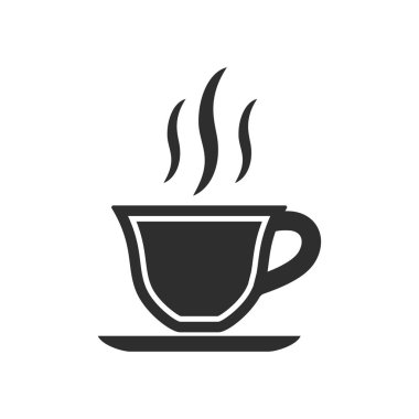 Kahve fincanı - vektör simgesi.