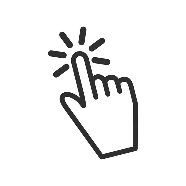 Touch - icono de vector . — Vector de stock