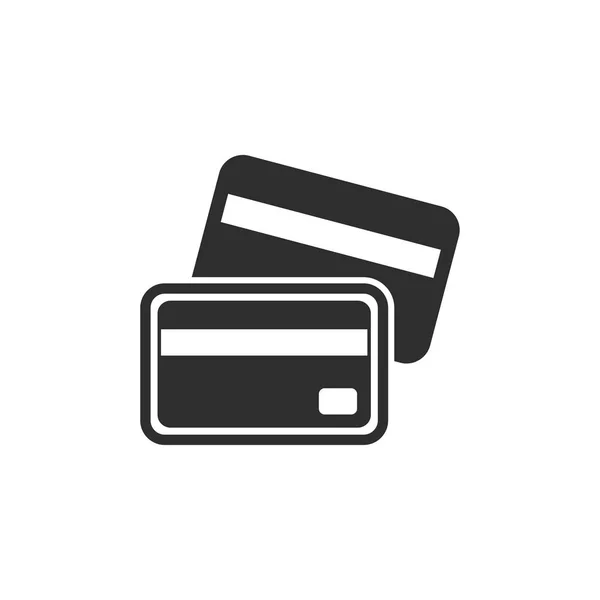 Credit card - vector icon. — Stock Vector