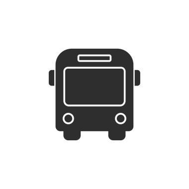 Otobüs - vektör simgesi.