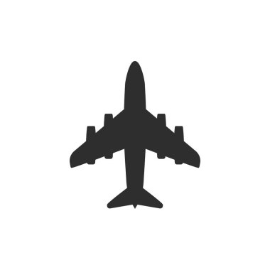 uçak - vektör simgesi.