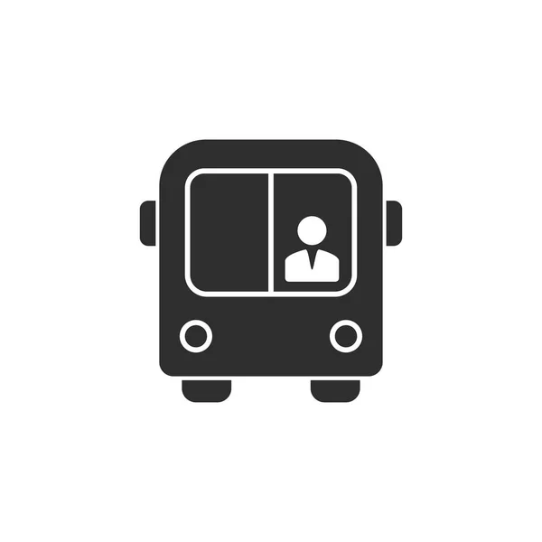 Λεωφορείο - εικονίδιο του φορέα. — Διανυσματικό Αρχείο