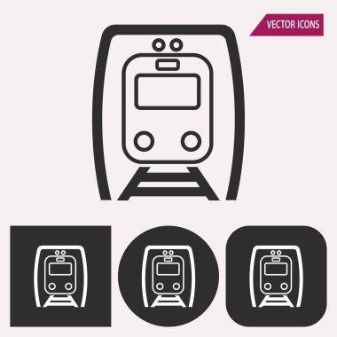 Metro - vektör simgesi.