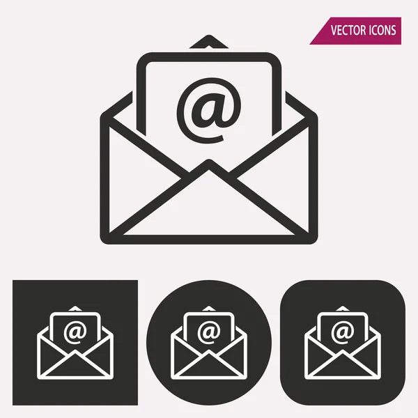 Mail - icona vettoriale . — Vettoriale Stock