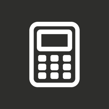 hesap makinesi - vektör simgesi.