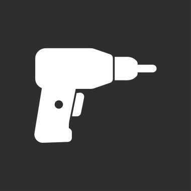 Matkap - vektör simgesi.