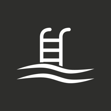 Havuz - vektör simgesi.