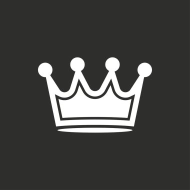 Taç - vektör simgesi.