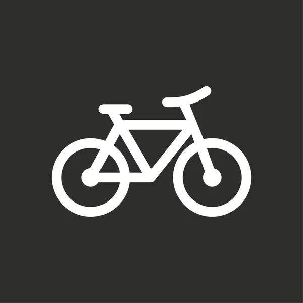 Bicicleta - ícone do vetor . — Vetor de Stock