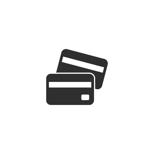 Credit card - vector icon. — Stock Vector