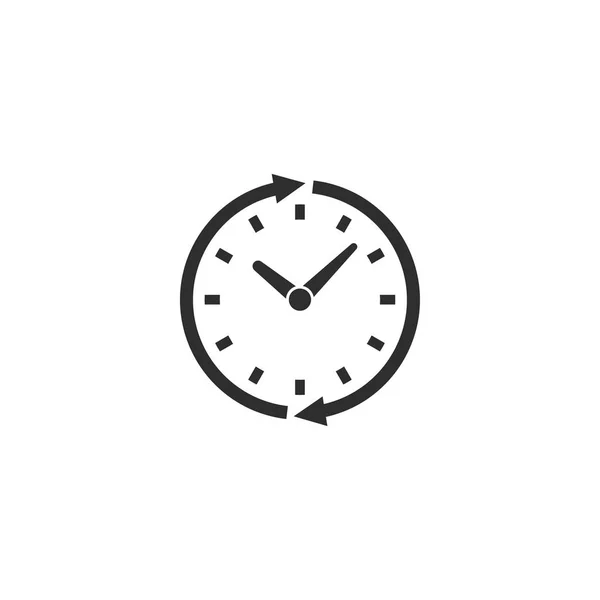 Reloj - icono de vector . — Archivo Imágenes Vectoriales