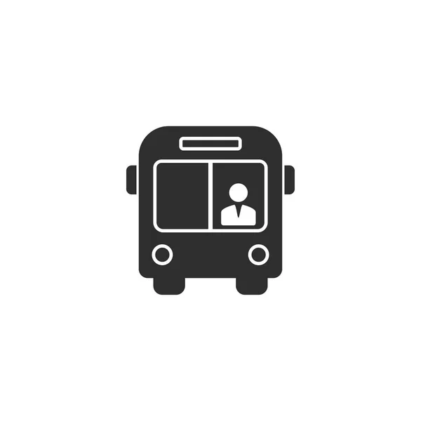 Bus - icône vectorielle . — Image vectorielle