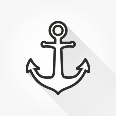 çapa vektör simgesi