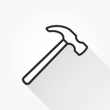 çekiç vektör simgesi