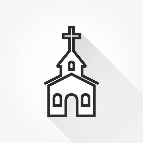 Church vector icon — Stock Vector