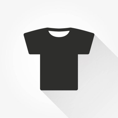 t-shirt vektör simgesi