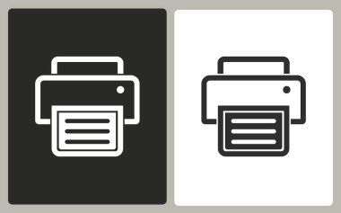 Yazıcı - vektör simgesi.