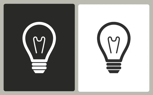 Lampe - icône vectorielle . — Image vectorielle