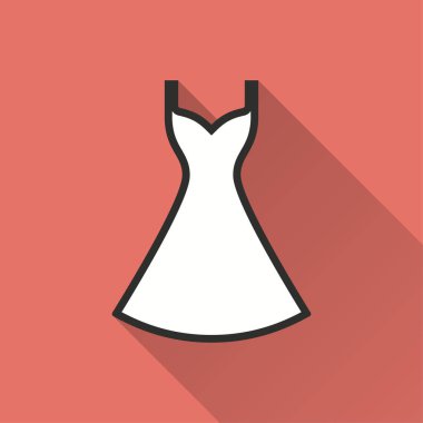 Elbise vektör simgesi