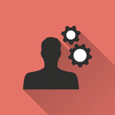 Yönetim danışmanlık vektör simgesi