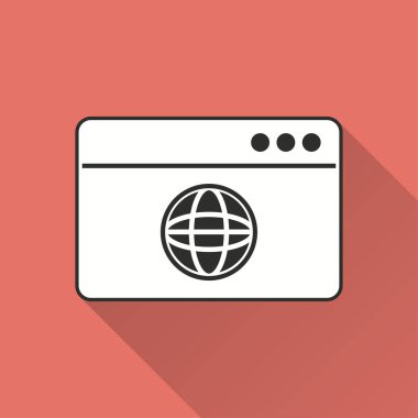 Tarayıcı vektör simgesi
