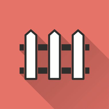 Çit vektör simgesi