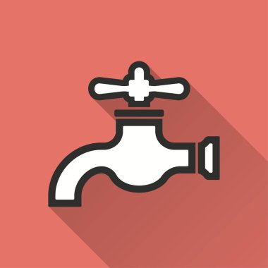 musluk vektör simgesi