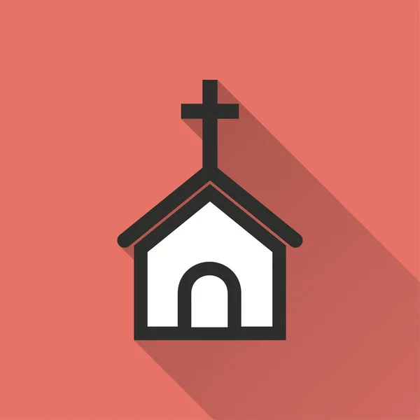 Iglesia Vector icono — Vector de stock