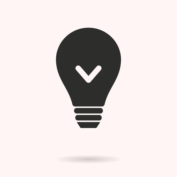 Lamp - vector icon. — Stock Vector