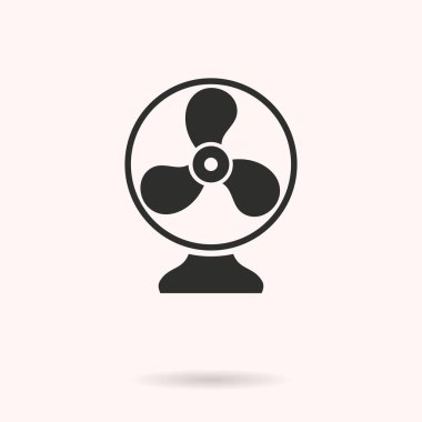 Fan - vektör simgesi.