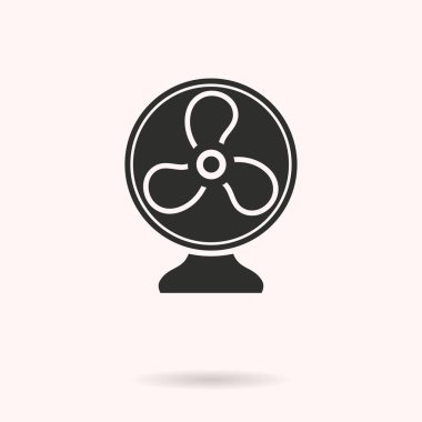 Fan - vektör simgesi.