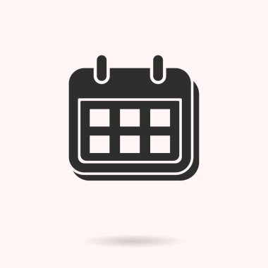 Takvim - vektör simgesi.