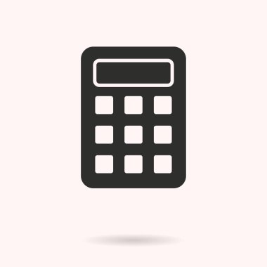 hesap makinesi - vektör simgesi.