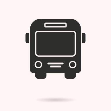 Otobüs - vektör simgesi.